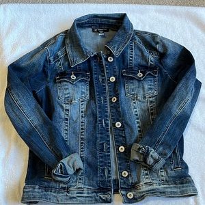 INC denim jacket size small